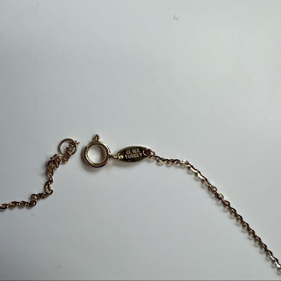 14k Gold Circle Pendant and Necklace Chain - Fine Jewelry - Picture 14 of 16